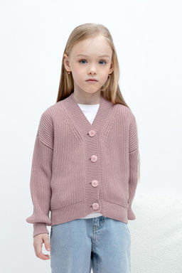 Crockid _ КВ 30151/пудрово-розовый кардиган для дев
