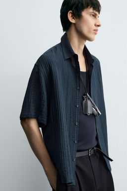 FLOWING TEXTURED SHIRT - Zara фото 5