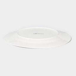 Тарелка новогодняя Доляна «Волшебная сказка», d=25.2 см, фарфор, белая