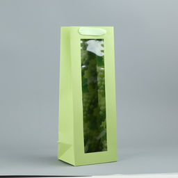 Пакет под бутылку Виноград, 36 х 13 х10 см