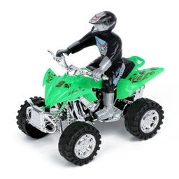 Мотоцикл инерционный Квадрик, с гонщиком, цвета МИКС - Simaland фото 4