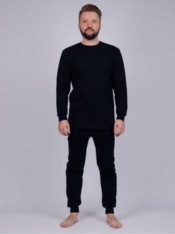 Нательное белье НБМ-2 синий, футер начес