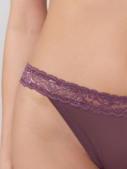 Цена за 2 штуки! Трусы слипы женские фиолетовые крокус 412637