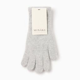 Перчатки женские MINAKU, светло-серые, 25 см