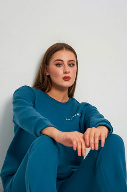 Арт. 2906 Костюм женский с начесом 44-52 Цвет:джинс