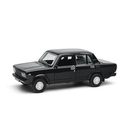 Машина металл LADA ваз-2105 1997 12 cm, двери, багаж, инерц.черный