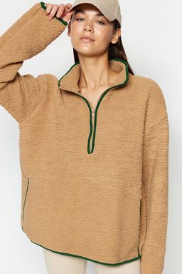 Camel Pelus Orme Spor Sweatshirt THMAW23SW00021