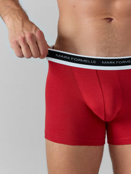 Цена за 2 штуки! Трусы боксеры мужские красные - Mark formelle фото 4