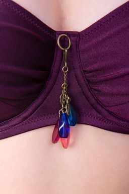 -45% БЮСТГАЛЬТЕР КУПАЛЬНЫ Milavitsa 460106/054 слива  фото 3