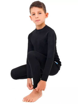 Комплект термобелья SAIMAA_X-LINE детский, черный