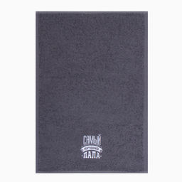 Полотенце махровое Самый лучший папа 35х50 см, 100% хлопок, 350 г/м2 - Этель фото 2