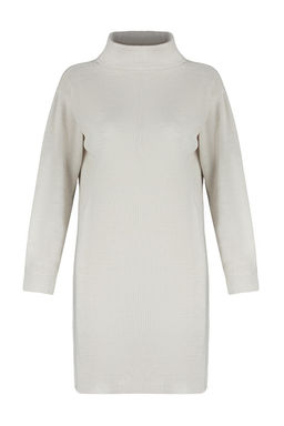 Tas Mini Triko Genis Kal?p Elbise TWOAW23EL00026