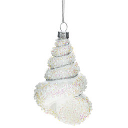 Украшение новогоднее "Ракушка, L7 W7 H12 см