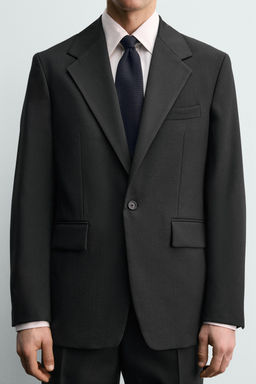 WOOL DINNER JACKET BLAZER AARON LEVINE X ZARA  фото 5