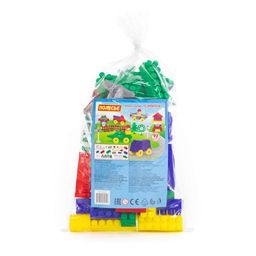 Конструктор Строитель (92 элемента) (в пакете)