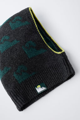BALACLAVA PUNTO ESTAMPADO SKI COLLECTION / Negro - Zara фото 2