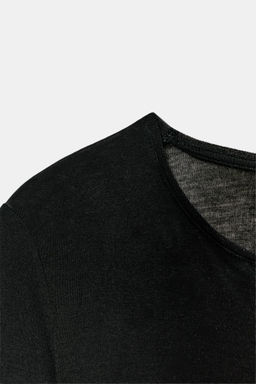 CAMISETA SUPIMA® MANGA LARGA / Negro