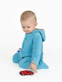 Комбинезон ясельный флисовый фуксия - Утенок фото 28