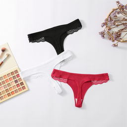 Кружевные трусики-стринги A31497180 - Tadmico фото 8