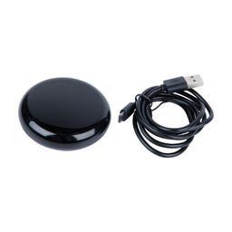 ULC-A700 18M/WF BLACK Умный ИК-пульт Wi-Fi, универсальный. micro-USB 5V (в/к). 18м. Черный. Голосовое управление+приложение UnielSmart. TM Uniel