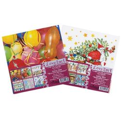 Love2art салфетки бумажные АССОРТИ 3х слойные SDD 33 x 33 12 шт. Набор №1217-02 Детский день рождения