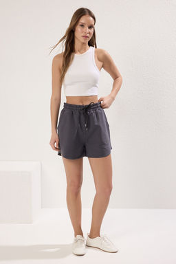 TRENDYOLMILLA Antrasit Nak?sl? Straight K?sa Sort & Bermuda TWOSS25SR00041  фото 6