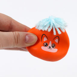 Цена за 24 шт. Антистресс сквиш мялка капитошка «Питомцы », в шоубоксе, с мукой