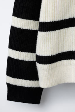 STRIPED KNIT SWEATER - Zara фото 4