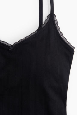 Body en pointelle con copas acolchadas - H&m фото 7