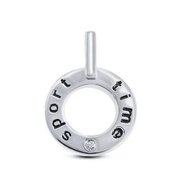 Подвеска с куб.цирконием и эмалью