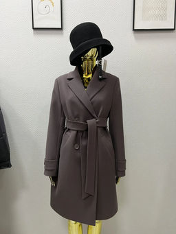 Пальто женское демисезонное 25570/к (кофе)