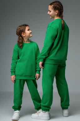 Костюм для девочки оверсайз из футера трехнитки Happyfox - Happy fox фото 11