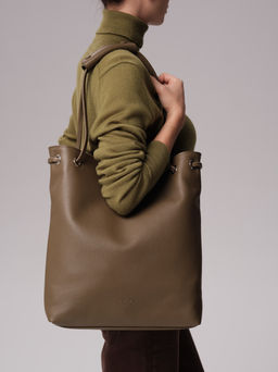 Кожаная сумка Ann DBR 31228 зеленый дуб  фото 2