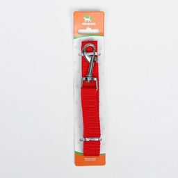 Поводок 1,2 х 2 см, полиэстер, красный - Пижон фото 4