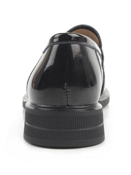 03-PDEB105-3 BLACK Лоферы женские (натуральная кожа)
