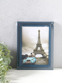 Фоторамка для фото 13×18 см «Остин», пластик, иссиня-чёрный, 21.5×16.5×1.5 см