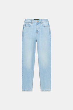 JEANS Z1975 MOM FIT TIRO ALTO / Azul claro - Zara фото 8