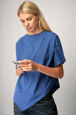 Женская асимметричная футболка Happyfox