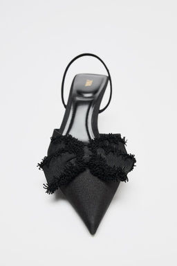 BOW SLINGBACK HEELS - Zara фото 5