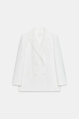 BLAZER OVERSIZE CRUZADA / Blanco roto - Zara фото 7