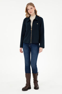 Женский темно-синий свитшот Неожиданная скидка в корзине - U.s. polo assn фото 11