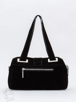 Сумка женская кожаная 0873CF black  Polina&Eiterou