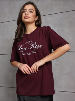 Футболка "Раиз" Бордо женская
