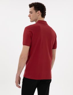 Nar _i_e_i Slim Fit K_vr_lmaz Polo Yaka Basic Ti__rt - Pierre cardin фото 5