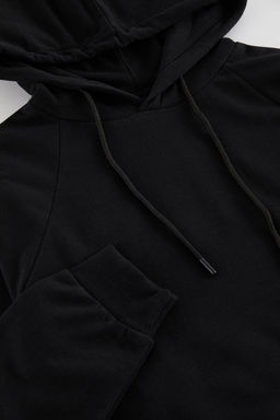 TRENDYOL MAN Siyah Basic Oversize/Genis Kesim Kapusonlu Ici Polarl? Sweatshirt TMNAW23SW00192 - Trendyolmilla фото 27
