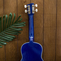 Сувенирный музыкальный инструмент гитара-укулеле «Цветы», 55×20×6 см