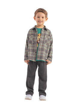 Рубашка мал. из мягкой фланели О36715 - Карамелли фото 3