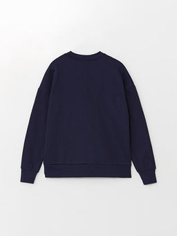 Bisiklet Yaka Mickey Mouse Bask?l? Oversize Kad?n Sweatshirt - Waikiki фото 2