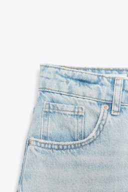 HIGH-WAIST BARREL TRF JEANS - Zara фото 9