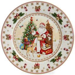 ТАРЕЛКА ОБЕДЕННАЯ LEFARD ДЕД МОРОЗ 27 СМ  фото 4